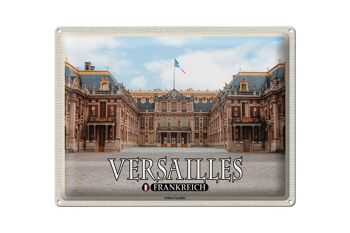 Plaque en tôle Voyage 40x30cm Versailles France Château de Versailles 1