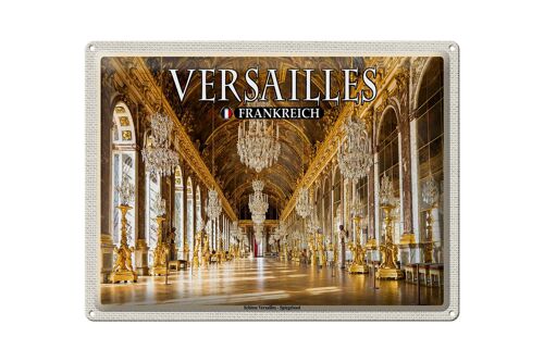 Blechschild Reise 40x30cm Versailles Frankreich Schloss von Innen