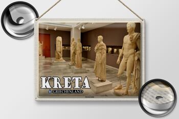 Panneau de voyage en étain 40x30cm, musée de Crète, Grèce, Héraklion 2