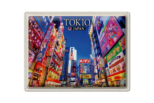 Blechschild Reise 40x30cm Tokio Japan ReklametafelnDeko