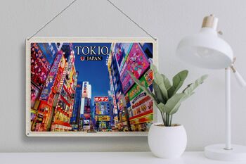 Panneau de voyage en étain, 40x30cm, décoration de panneau d'affichage de Tokyo et du japon 3