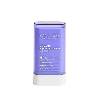 MARY&MAY Stick solare vegano al peptide Bakuchiol SPF50+ 18g