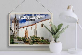 Plaque en tôle voyage 40x30cm Fuerteventura Espagne Casa Santa Maria 3