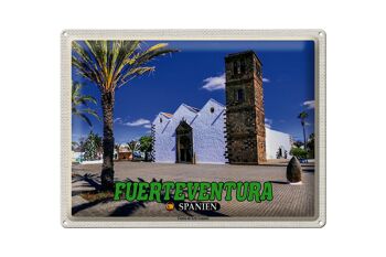 Plaque en tôle voyage 40x30cm Fuerteventura Espagne Centro Arte Canario 1