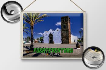 Plaque en tôle voyage 40x30cm Fuerteventura Espagne Centro Arte Canario 2