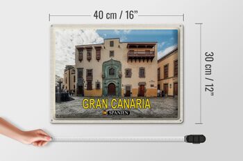 Panneau en étain voyage 40x30cm, Gran Canaria, espagne, Casa de Colon Muesum 4