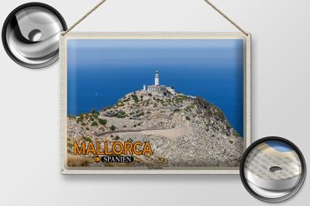 Panneau en étain voyage 40x30cm, majorque, espagne, Cap, péninsule de Formentor 2