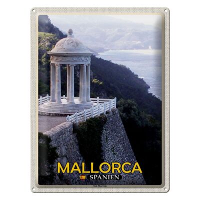 Cartel de chapa de viaje 30x40cm Mallorca España Son Marroig Manor House