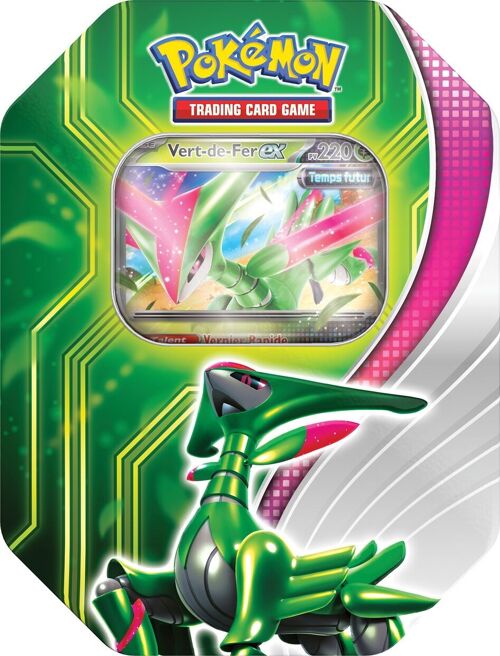 Pokébox Boîte Métal Serpente-Eau / Vert-De-Fer - Modèle choisi aléatoirement