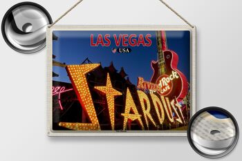 Panneau en étain voyage 40x30cm, musée du néon de Las Vegas USA 2