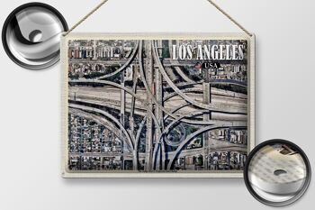 Panneau en étain de voyage, 40x30cm, Los Angeles, USA, juge Harry Pregerson 2