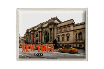 Plaque de voyage en étain, 40x30cm, New York, USA, Metropolitan Museum of Art 1