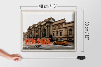 Plaque de voyage en étain, 40x30cm, New York, USA, Metropolitan Museum of Art 4