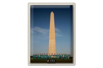 Panneau de voyage en étain, 30x40cm, Washington DC, USA, Monument de Washington 1