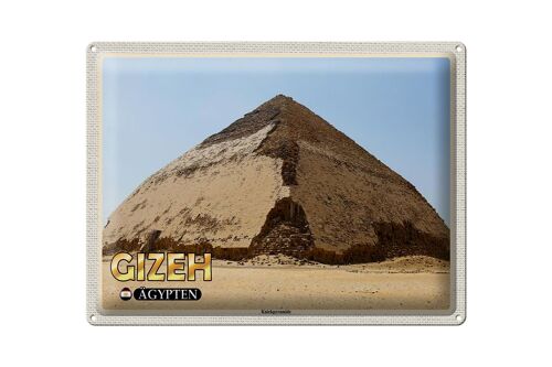 Blechschild Reise 40x30cm Gizeh Ägypten Knickpyramide