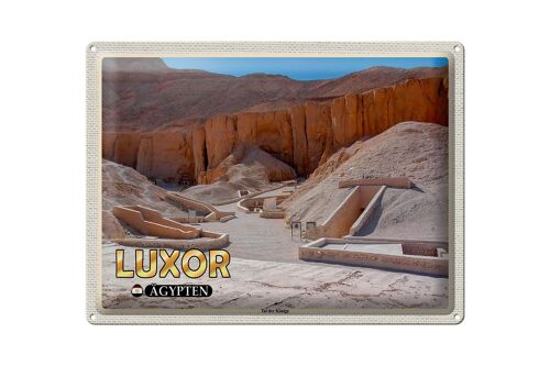 Blechschild Reise 40x30cm Luxor Ägypten Tal der Könige