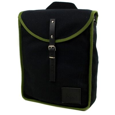 Black/Moss Heap Line Backpack