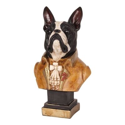 Higo. Busto de perro resina 27 cm