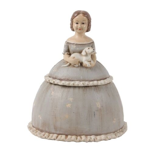 Fig. Box Lady Victorian resin 22 cm