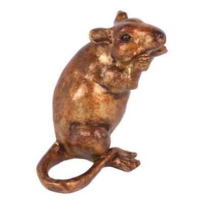 Higo. Estatua ratón resina 6 cm