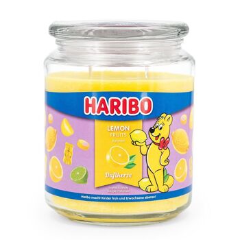 Bougie parfumée Haribo Citron Fruits - 510g 1