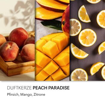 Bougie parfumée Haribo Peach Paradise - 510g 2