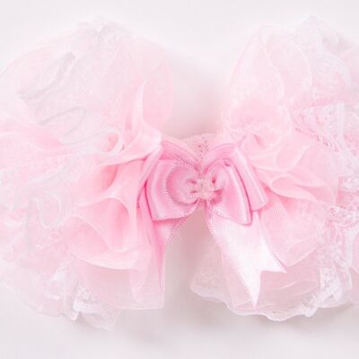 Girls laceheadband-pink