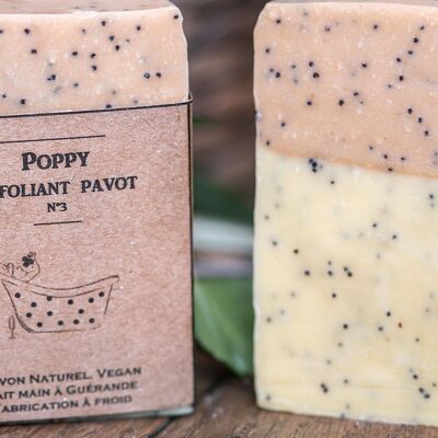 Poppy Exfoliating Soap - No. 3 / Combination to dry skin