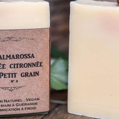 Palmarossa-Seife, Listed & Petit Grain – Nr. 9 / Mischhaut bis trockene Haut