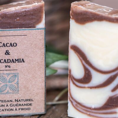 Jabón de Cacao y Macadamia - N°6 / Pieles muy secas y sensibles