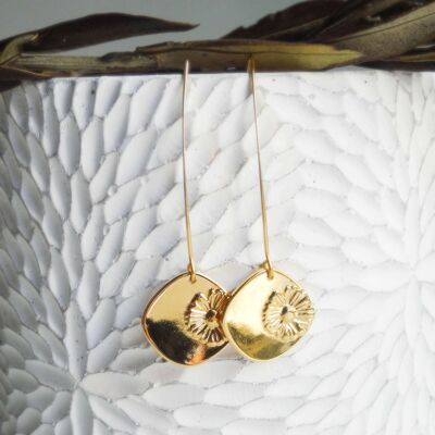Boucles d'oreilles longues Blossom