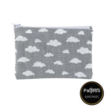 Mini portefeuille nuages ​​& coeurs (VE6) 3