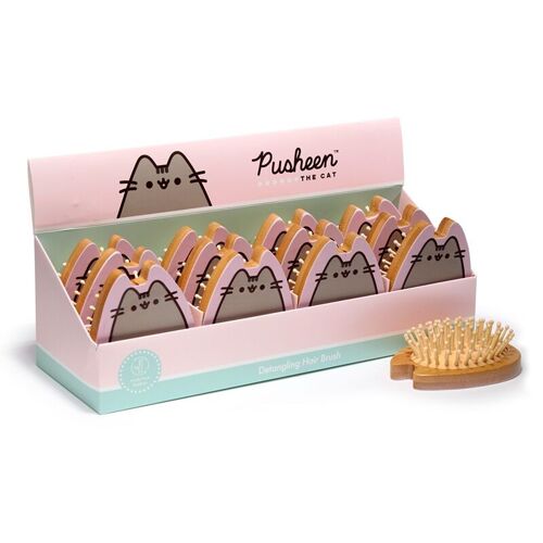 Pusheen the Cat Shaped Bamboo Hair Brush