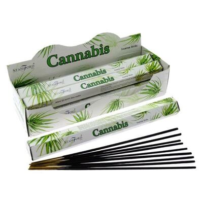 37110 Stamford Premium Hex Incense Sticks Cannabis