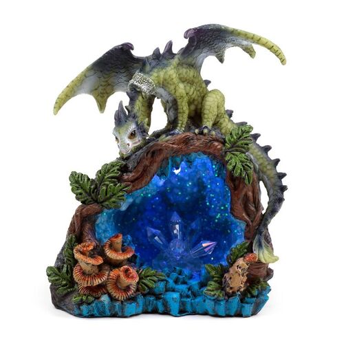 Sweet Dreams Baby Dragon LED Woodland Crystal Cave