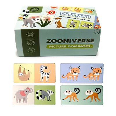 Set domino per bambini Zooniverse