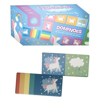 Ensemble de dominos licorne magique pour enfants