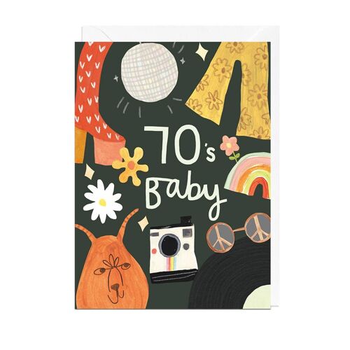 70S BABY Card