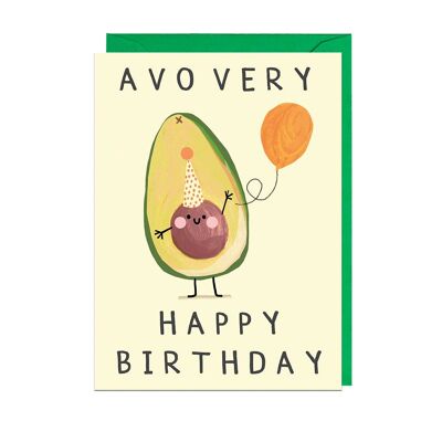 AVO BIRTHDAY - GREEN ENVELOPE Card