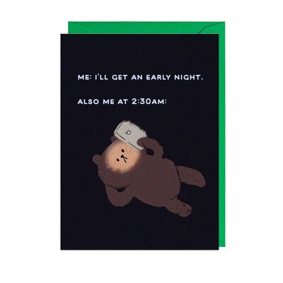 EARLY NIGHT Card