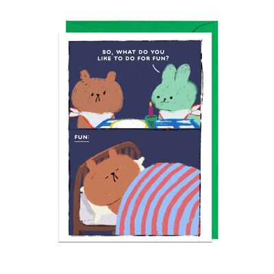 FUN SLEEP Card