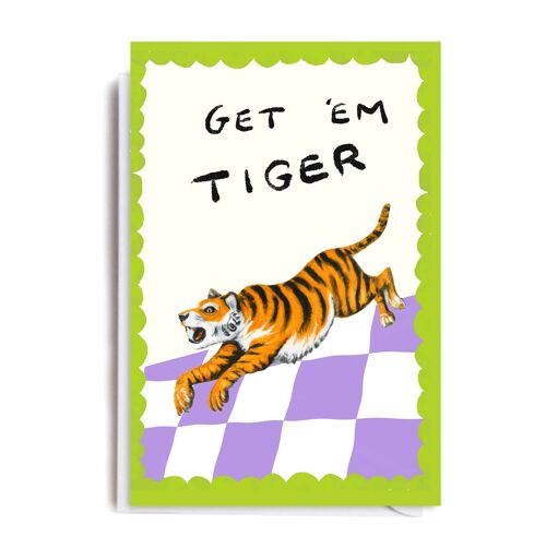 GET EM TIGER Card