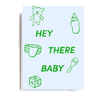 HEY THERE BABY BOY Card