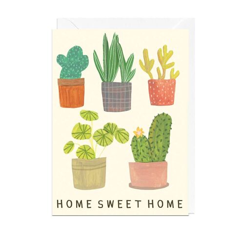 HOME SWEET HOME PLANTS Card