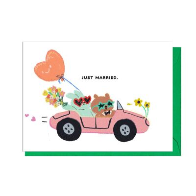 JUST MARRIED Card