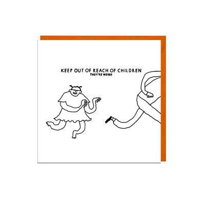 KEEP OUT OF REACH OF CHILDREN Card