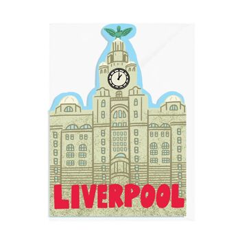 Carte A6 BÂTIMENT DU FOIE DE LIVERPOOL 1