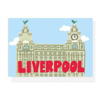 Carte A6 FEUILLE DE CONSTRUCTION DU FOIE DE LIVERPOOL 1