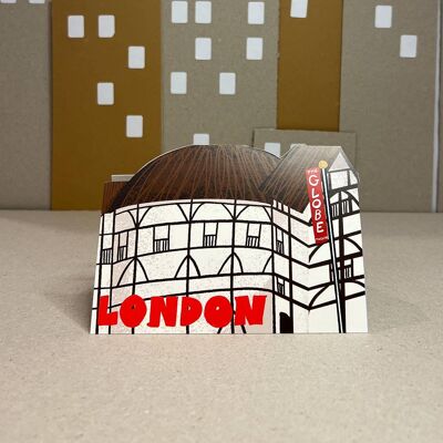 LONDON GLOBE THEATRE A6 Card