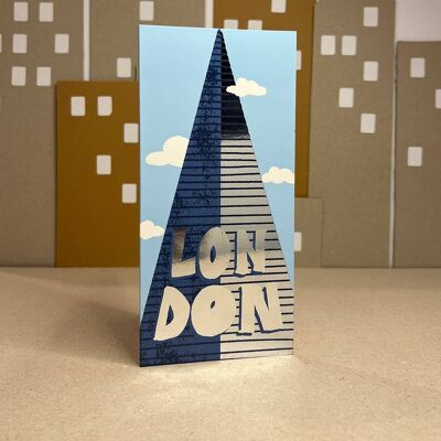 Tarjeta LONDON SHARD FOIL DL